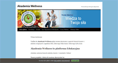 Desktop Screenshot of akademia.interwellness.pl